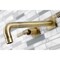 Kingston Brass KS6023ML Wall Mount Tub Faucet, Antique Brass KS6023ML - alternate 3